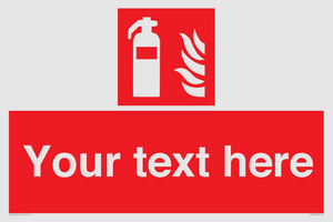 Custom Fire extinguisher Sign